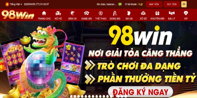 98win với hệ thống bảo mật được phát triển trên nền tảng công nghệ hiện đại
