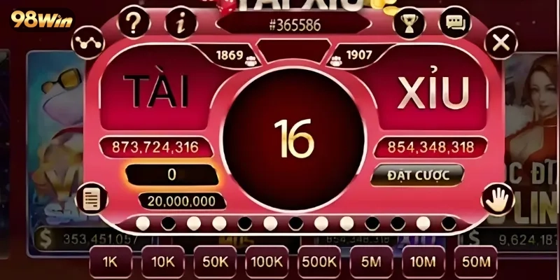 Chọn nhà cái uy tín để chơi game tài xỉu nổ hũ