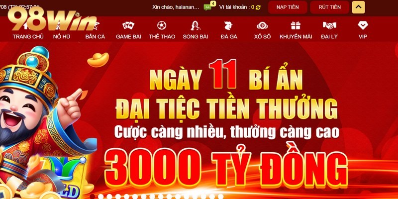 Đăng nhập 98win