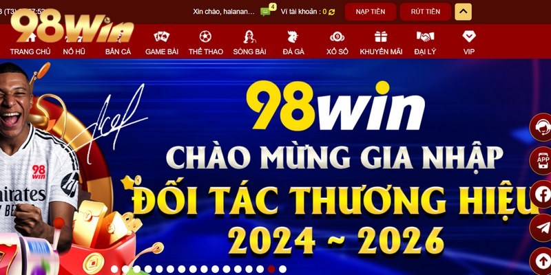 Quên mật khẩu là nguyên nhân khiến đăng nhập 98win không thành công